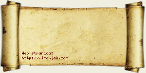 Milana Janošević vizit kartica